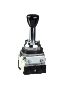 Harmony XD2 XD2HL3333 - complete joystick controller - Ø30 - 4 directions - 2 NO per direction , Schneider Electric