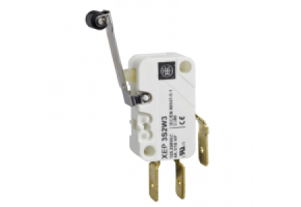 OsiSense XC XEP3S2W2B529 - interrupteur de position miniature levier à galet cosses à souder , Schneider Electric