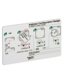 OsiSense XG XGSZCNF01 - OsiSense XG - badge - pour la configuration des adresses de stations RFID , Schneider Electric
