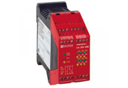 Automatisme de sécurité Preventa XPSDME1132 - Preventa XPSDM - contrôleur - 6 détecteurs magnétiques codés - 24Vcc , Schneider Electric