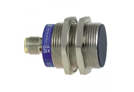 OsiSense XS XS1N30NC410D - détecteur inductif XS1 cylindrique M30 Sn 10 mm connecteur M12 , Schneider Electric OsiSense XS XS1N30NC410D - détecteur inductif XS1 cylindrique M30 Sn 10 mm connecteur M12 , Schneider Electric