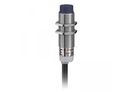 OsiSense XS XS212BLNBL2 - DETECTEUR INDUCTIF CYLINDRIQ M12 12 24V DC NPN NC 3FILS NON NOYABLE CABLE 2M , Schneider Electric