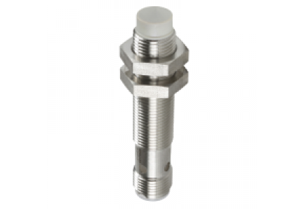 OsiSense XS XS212SANAM12 - DETECTEUR INDUCTIF CYLINDRIQ M12 12 24V DC NPN NO 3FILS NON NOYABLE CONNECT M12 , Schneider Electric