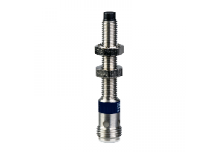 OsiSense XS XS2M08PC410L1 - OsiSense XS2 - détecteur inductif - M8 - L50mm - inox- Sn 2,5mm - câble 5m , Schneider Electric