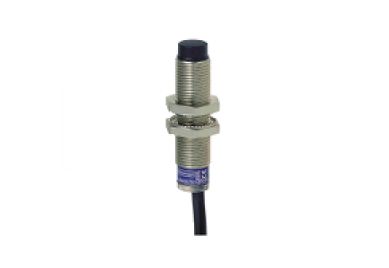 OsiSense XS XS2N12NC410 - OsiSense XS2 - détecteur inductif - M12 - L38mm - laiton - Sn 4mm - câble 2m , Schneider Electric