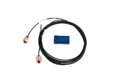 OsiSense XU XUFN2L01L10 - OsiSense XU - fibre optique pour amplificateur - plastique - 10m - portée 1500mm , Schneider Electric