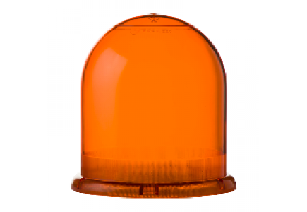 Harmony XVR XVR0155 - verrine dôme orange pour feu à miroir rotatif diam 165 , Schneider Electric