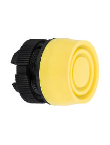 Harmony XAC ZA2BP5 - tête pour boutonpoussoir diam 22 capuchonné jaune , Schneider Electric
