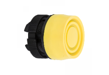 Harmony XAC ZA2BP5 - tête pour boutonpoussoir diam 22 capuchonné jaune , Schneider Electric