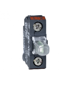 Harmony XAL ZALVB4 - Harmony ZALV - bloc lumineux pour boîte à boutons - rouge - LED intégrée 24V , Schneider Electric