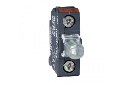 Harmony XAL ZALVG5 - Harmony ZALV - bloc lumineux pr boîte à boutons - jaune - LED intégrée 48..120V , Schneider Electric