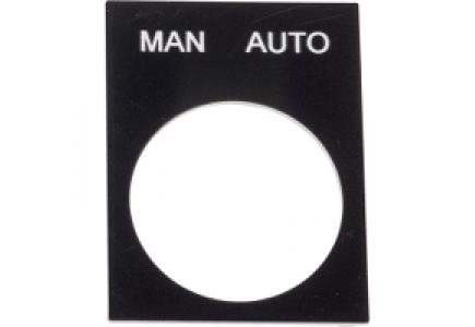 ZB2BY2372 - legend plate (MAN AUTO) , Schneider Electric