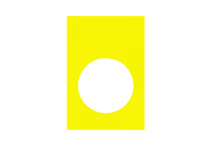 ZB2BY4005 - ETIQUETTE 30 X 40 MM JAUNE TEXTE A PRECISER , Schneider Electric