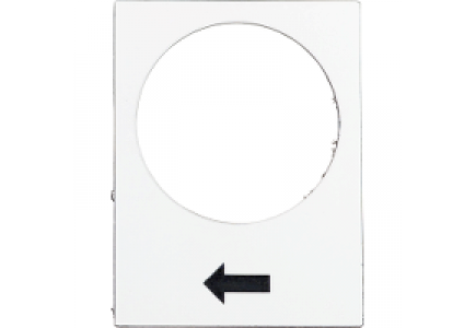 ZB2BY4901 - Harmony - étiquette - 30x40mm - blanc - montée ou droite, PV , Schneider Electric