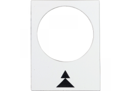 ZB2BY4909 - Harmony - étiquette - 30x40mm - blanc - droite PV-GV , Schneider Electric ZB2BY4909 - Harmony - étiquette - 30x40mm - blanc - droite PV-GV , Schneider Electric