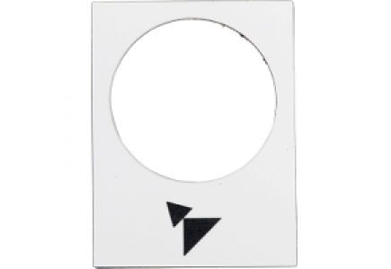 ZB2BY4915 - Harmony - étiquette - 30x40mm - blanc - avant PV-GV , Schneider Electric ZB2BY4915 - Harmony - étiquette - 30x40mm - blanc - avant PV-GV , Schneider Electric