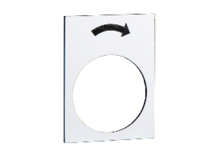 ZB2BY4919 - Harmony - étiquette - 30x40mm - blanc - rotation droite PV , Schneider Electric ZB2BY4919 - Harmony - étiquette - 30x40mm - blanc - rotation droite PV , Schneider Electric
