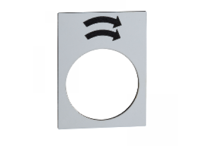 ZB2BY4920 - Harmony - étiquette - 30x40mm - blanc - rotation droite GV , Schneider Electric ZB2BY4920 - Harmony - étiquette - 30x40mm - blanc - rotation droite GV , Schneider Electric