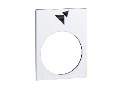 ZB2BY4965 - Harmony - étiquette - 30x40mm - blanc - avant PV-GV , Schneider Electric ZB2BY4965 - Harmony - étiquette - 30x40mm - blanc - avant PV-GV , Schneider Electric