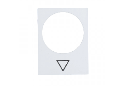 ZB2BY4973 - legend plate , Schneider Electric ZB2BY4973 - legend plate , Schneider Electric