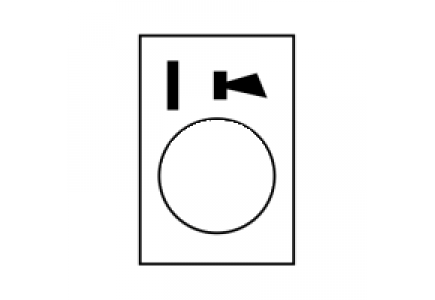 ZB2BY4985 - Harmony - étiquette - 30x40mm - blanc - marche-alarme , Schneider Electric