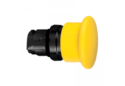 Harmony XB4 ZB4BC57 - tête pour bouton poussoir Ø 40 mm - Ø 22 - jaune , Schneider Electric