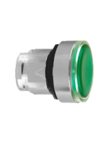 Harmony XB4 ZB4BH0383 - tête pour bouton poussoir lumineux diam 22 pour étiquette vert , Schneider Electric