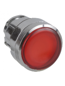 Harmony XB4 ZB4BH0483 - tête de bouton-poussoir lumineux - Ø 22 - rouge - pour insertion des légendes , Schneider Electric