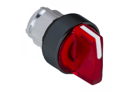Harmony XB4 ZB4BK15437 - tête pour bouton tournant lumineux 3 positions diam 22 rouge , Schneider Electric