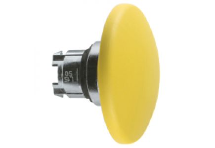Harmony XB4 ZB4BR516 - Harmony tête de bouton poussoir Ø 60 mm - Ø22- jaune , Schneider Electric
