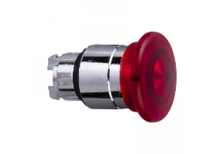 Harmony XB4 ZB4BW443 - Harmony tête de bouton poussoir lumineux Ø 40 mm - Ø22- rouge , Schneider Electric