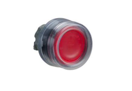 Harmony XB4 ZB4BW5437 - tête pour bouton poussoir lumineux diam 22 rouge , Schneider Electric