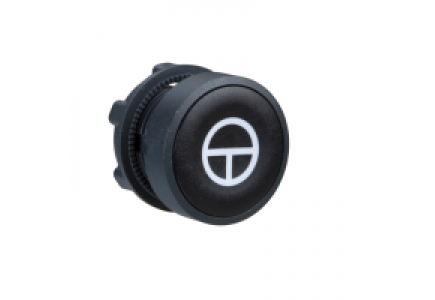 Harmony XB5 ZB5AA245 - Harmony tête de bouton poussoir - Ø22 - noir - T (test) , Schneider Electric