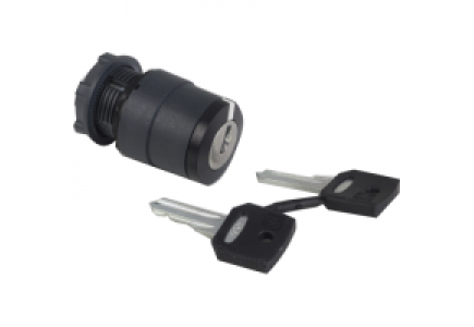 Harmony XB5 ZB5AG2 - Harmony tête de bt-tournant à clé - 2 positions - Ø22 -noir - Ronis 455 , Schneider Electric Harmony XB5 ZB5AG2 - Harmony tête de bt-tournant à clé - 2 positions - Ø22 -noir - Ronis 455 , Schneider Electric