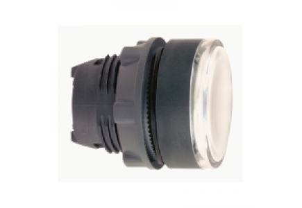 Harmony XB5 ZB5AH0183 - tête pour bouton poussoir lumineux - Ø 22 - pour étiquette - blanc , Schneider Electric