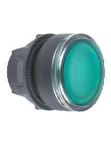 Harmony XB5 ZB5AH0383 - tête pour bouton poussoir lumineux - Ø 22 - pour étiquette - vert , Schneider Electric