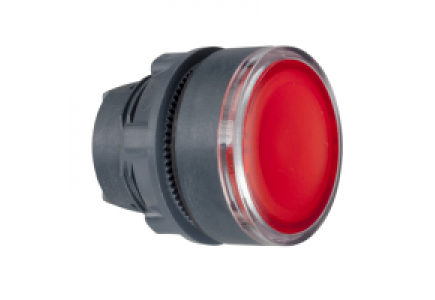 Harmony XB5 ZB5AH0483 - tête pour bouton poussoir lumineux diam 22 pour étiquette rouge , Schneider Electric