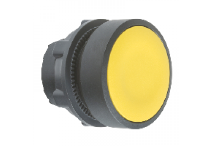 Harmony XB5 ZB5AH05 - Harmony tête de bouton poussoir - Ø22 - jaune , Schneider Electric