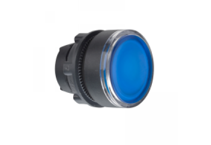 Harmony XB5 ZB5AH063 - Harmony tête de bouton poussoir lumineux - Ø22 - bleu , Schneider Electric Harmony XB5 ZB5AH063 - Harmony tête de bouton poussoir lumineux - Ø22 - bleu , Schneider Electric