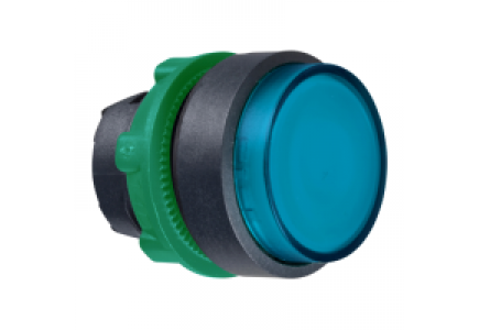 Harmony XB5 ZB5AH63 - Harmony tête de bouton poussoir lumineux - Ø22 - bleu , Schneider Electric