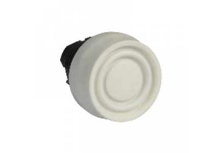 Harmony XB5 ZB5AP1S - Harmony tête de bouton poussoir + capuchon IP66 - Ø22 - blanc , Schneider Electric