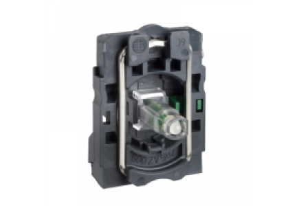 Harmony XB5 ZB5AW0M654 - corps pour bouton lumineux diam 22 bleu DEL intégrée 1 O plus 1 F , Schneider Electric