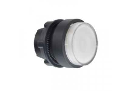 Harmony XB5 ZB5AW113 - Harmony tête de bouton poussoir lumineux - Ø22 - blanc , Schneider Electric