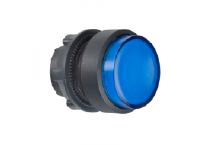 Harmony XB5 ZB5AW163 - Harmony tête de bouton poussoir lumineux - Ø22 - bleu , Schneider Electric