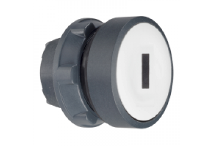 Harmony XB5 ZB5AW31 - Harmony tête de bouton poussoir lumineux - Ø22 - blanc - pour BA9s , Schneider Electric Harmony XB5 ZB5AW31 - Harmony tête de bouton poussoir lumineux - Ø22 - blanc - pour BA9s , Schneider Electric