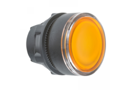 Harmony XB5 ZB5AW353 - Harmony tête de bouton poussoir lumineux - Ø22 - orange , Schneider Electric