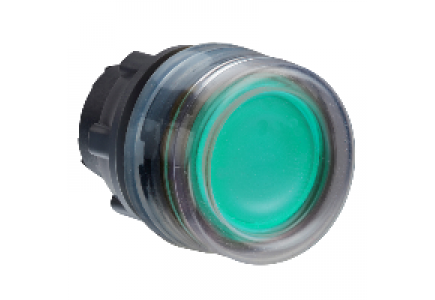 Harmony XB5 ZB5AW533 - Harmony tête de bouton poussoir lumineux - Ø22 - vert , Schneider Electric
