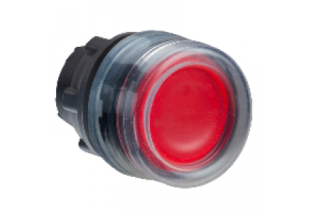 Harmony XB5 ZB5AW543 - Harmony tête de bouton poussoir lumineux - Ø22 - rouge , Schneider Electric