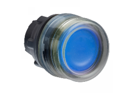 Harmony XB5 ZB5AW563 - Harmony tête de bouton poussoir lumineux - Ø22 - bleu , Schneider Electric
