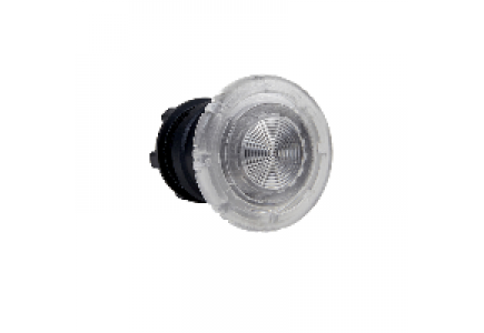Harmony XB5 ZB5AW713 - Harmony tête de coup de poing lumineux Ø 40mm tourner de déverrouiller Ø22 blanc , Schneider Electric